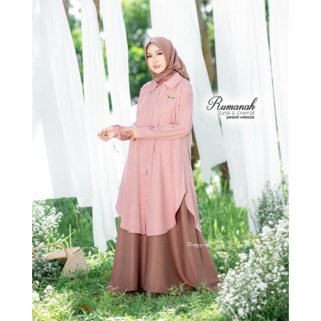 Rumanah Tunik & Overall By Zabannia