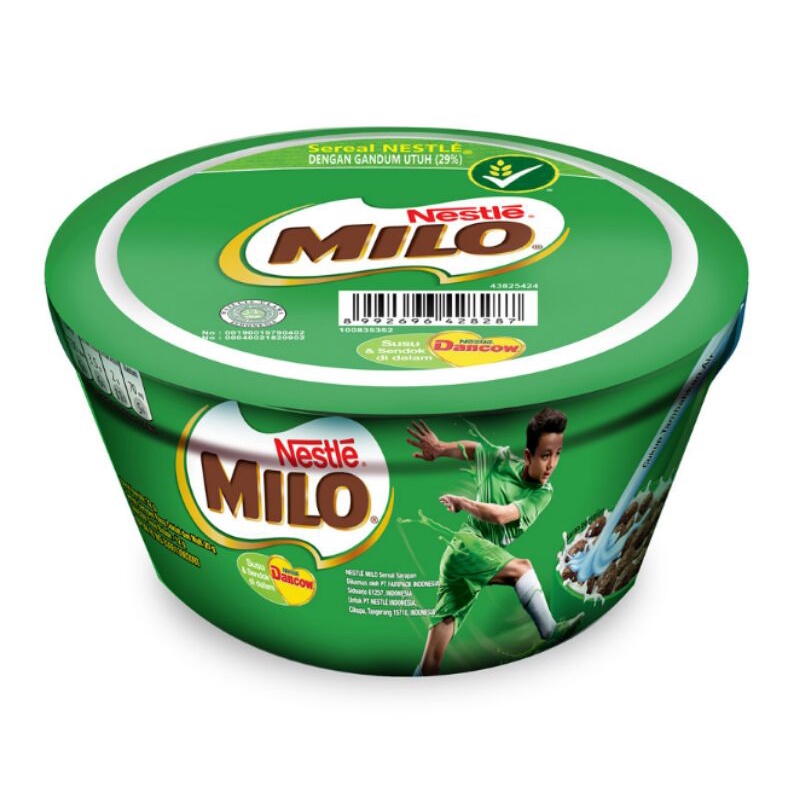 

milo sereal cup 32gr renyah dan menyehatkan.