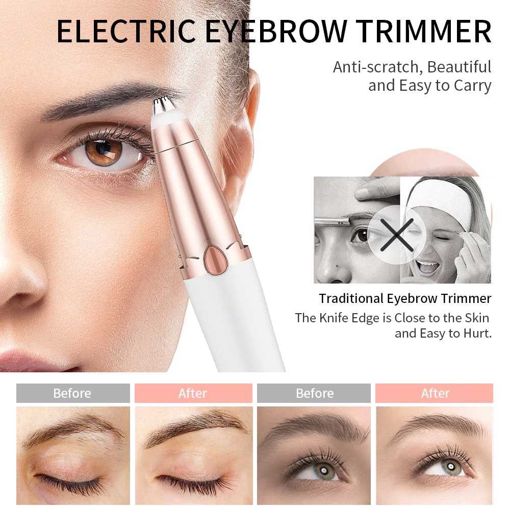 Alat Pencukur Cukur Alis Electric Elektrik Portable Eyebrow Shaver