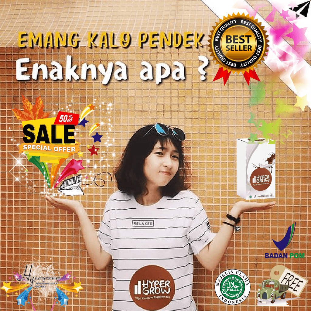 

HYPERGROW KALSIUM PENINGGI BADAN / SUSU PENINGGI HERBAL ALAMI / TERBAIK DI DUNIA 100% ALAMI ORIGINAL