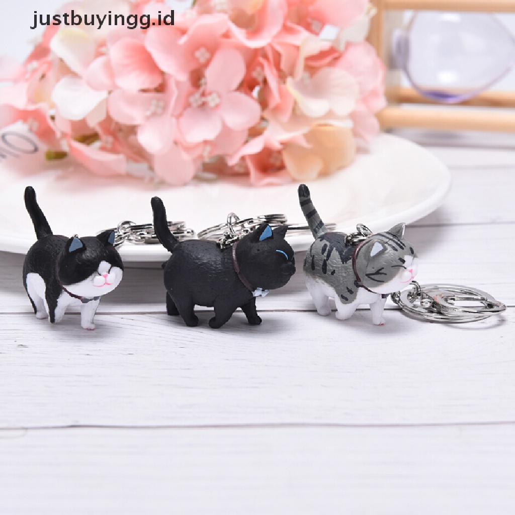 (Justbuyingg.Id) Gantungan Kunci Bentuk Kucing Untuk Hadiah Anak