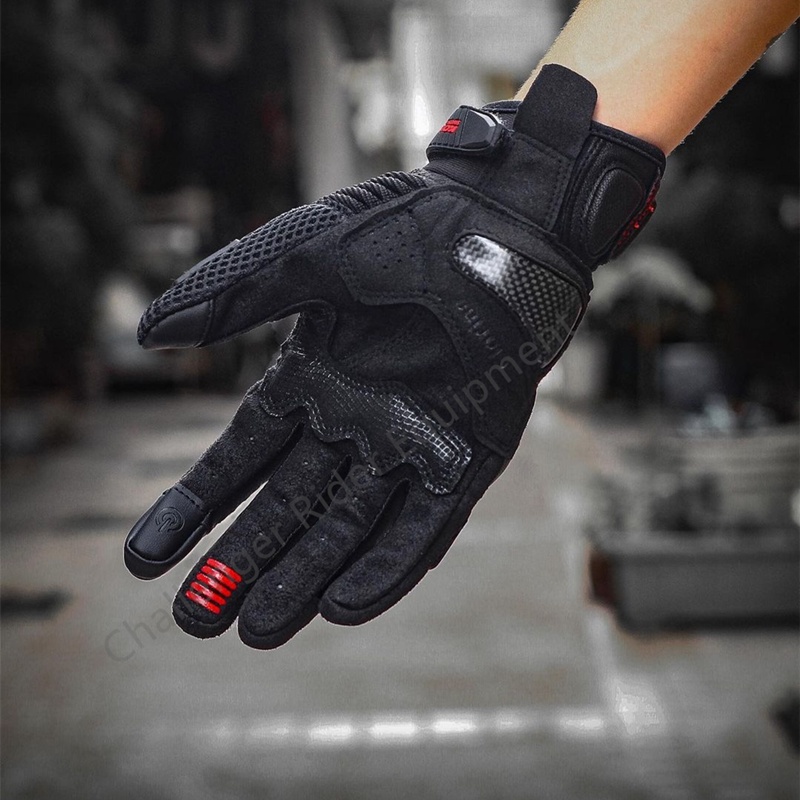 Komine GK167 Sarung Tangan Motor  Komine Gloves Full Finger Touch Screen Dukung COD