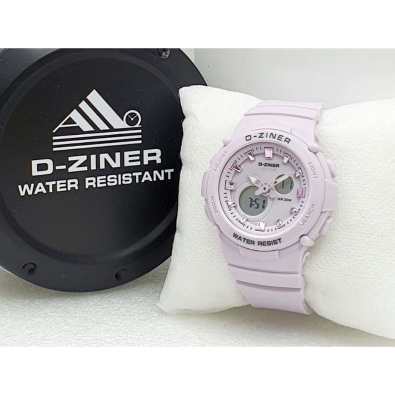 JAM TANGAN DZINER WANITA JAM TANGAN DUALTIME WANITA TERLARIS