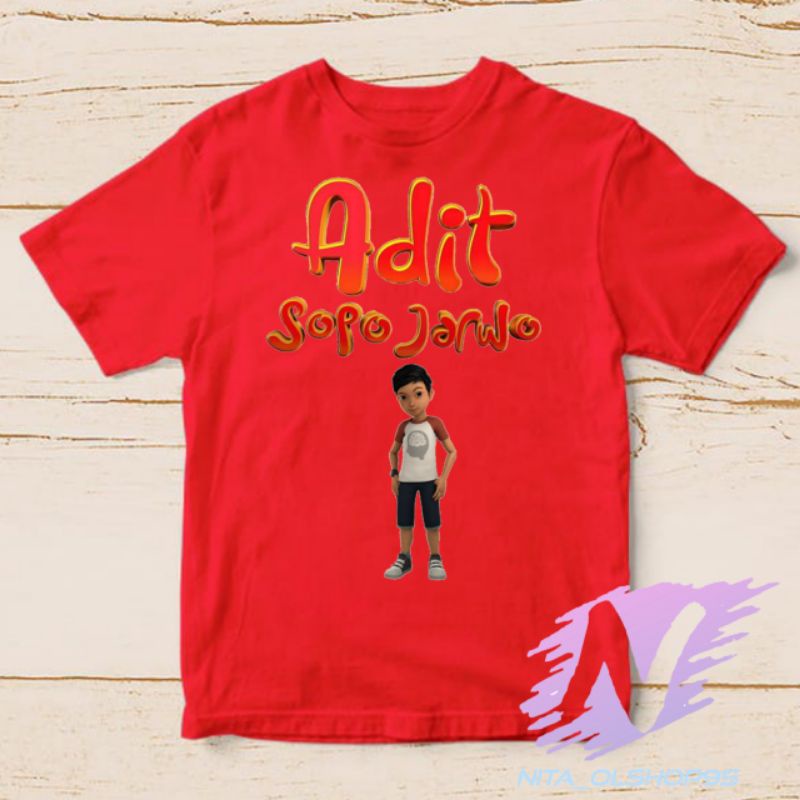 baju kaos anak adit cinema televesi baju kaos Adit sopo jarwo