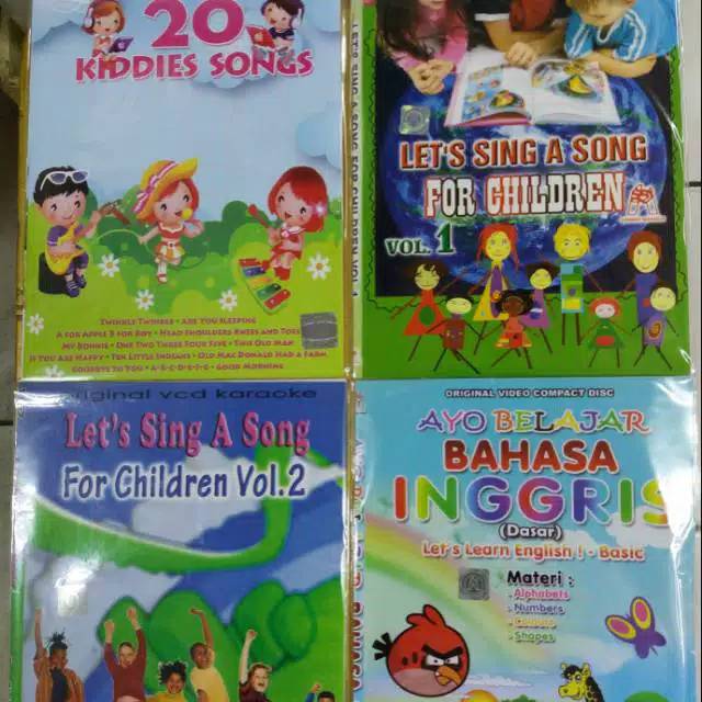 PAKET 4IN1 VCD LAGU ANAK ANAK (ISI 4)