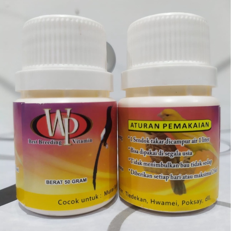 Vitamin WP Breeding Murai Batu untuk ternak burung murai batu