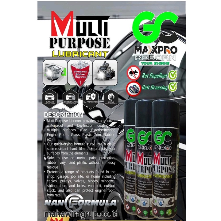 GC MAXPRO Multi purpose Lubricant 500ml