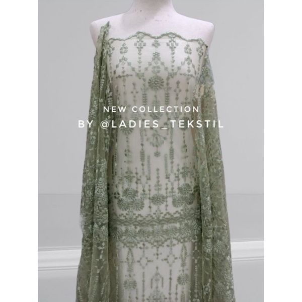 KEBAYA /TULLE ETNIK SUMBA SAPTO (harga per 1/2meter)