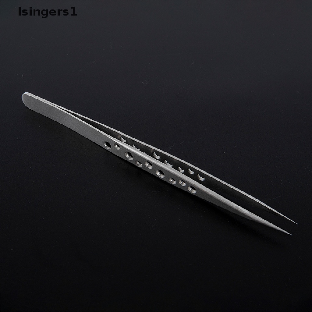 (lsingers1) Esd Pinset Anti Statis / Magnetik Bahan Stainless Steel