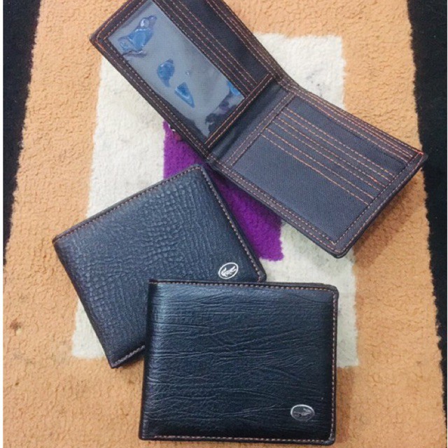 dompet pria bahan kulit sintetis lokal standar logo #dompet #dompetpria #dompetcowok #dompetlokal