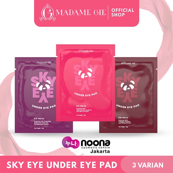 MADAME GIE SKY EYE UNDER PADS - MASKER MATA (SACHET)