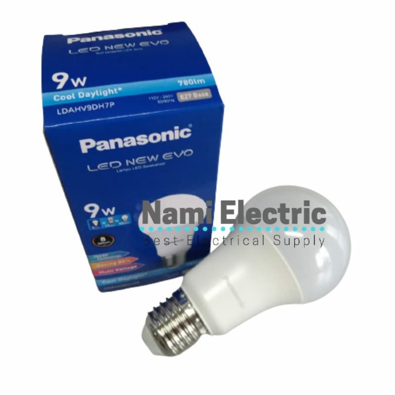 Lampu LED Bulb Panasonic New Evo 9 Watt