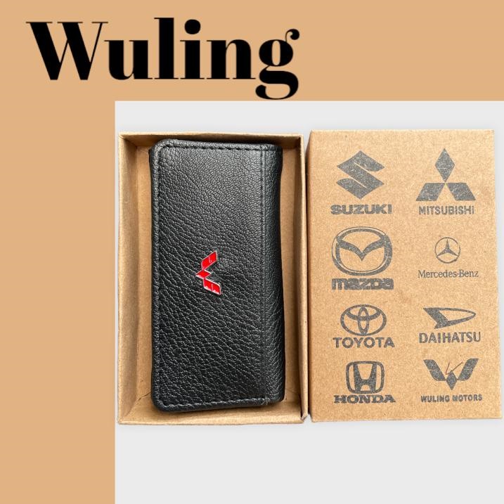 GANTUNGAN KUNCI | DOMPET STNK MOBIL model lipat WULING