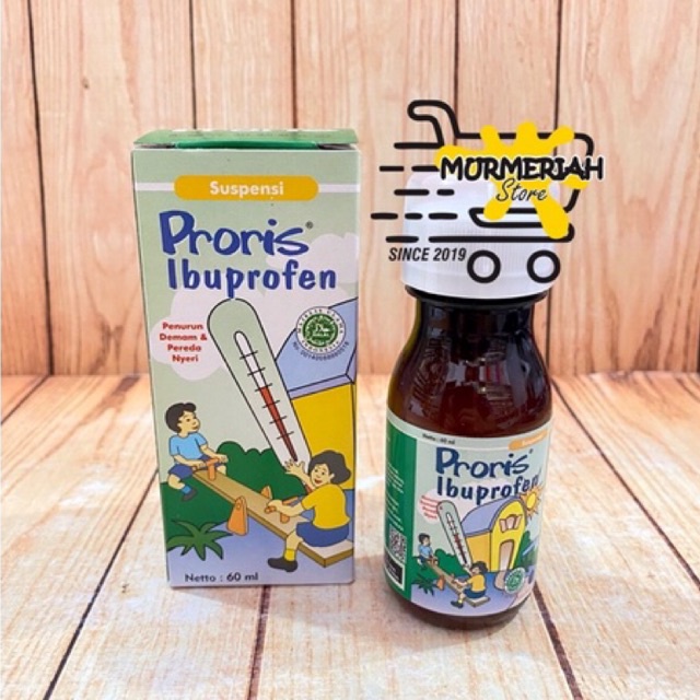 PRORIS Sirup 60 ml Ibuprofen 100 mg-Obat Demam,Pusing & Sakit Kepala