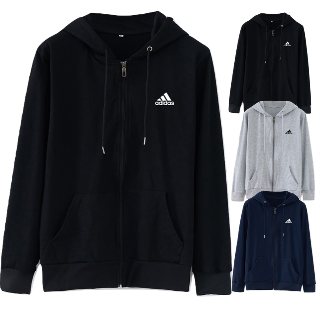 zipper hoodie adidas