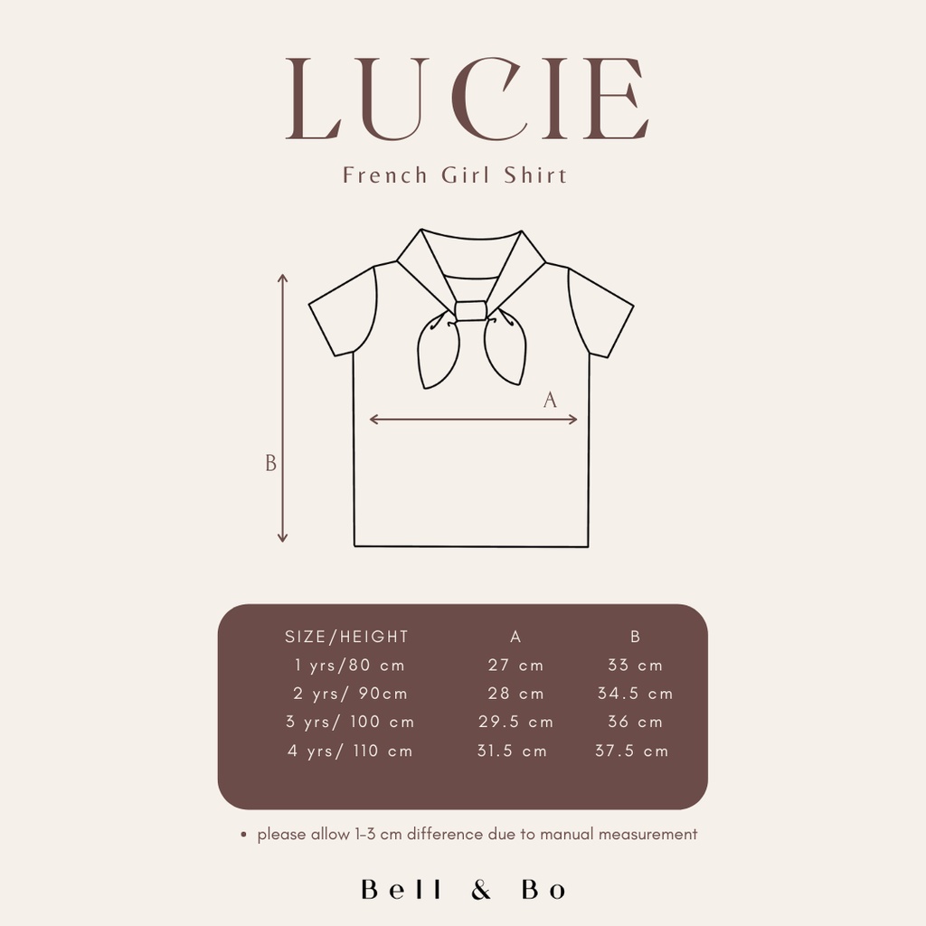 Bell &amp; Bo - Lucie / Blouse Atasan Anak Perempuan