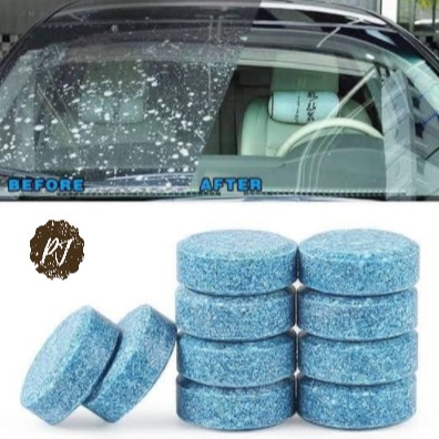 Sabun Pembersih Kaca Wiper Mobil / Tablet Biru Glass Cleaning