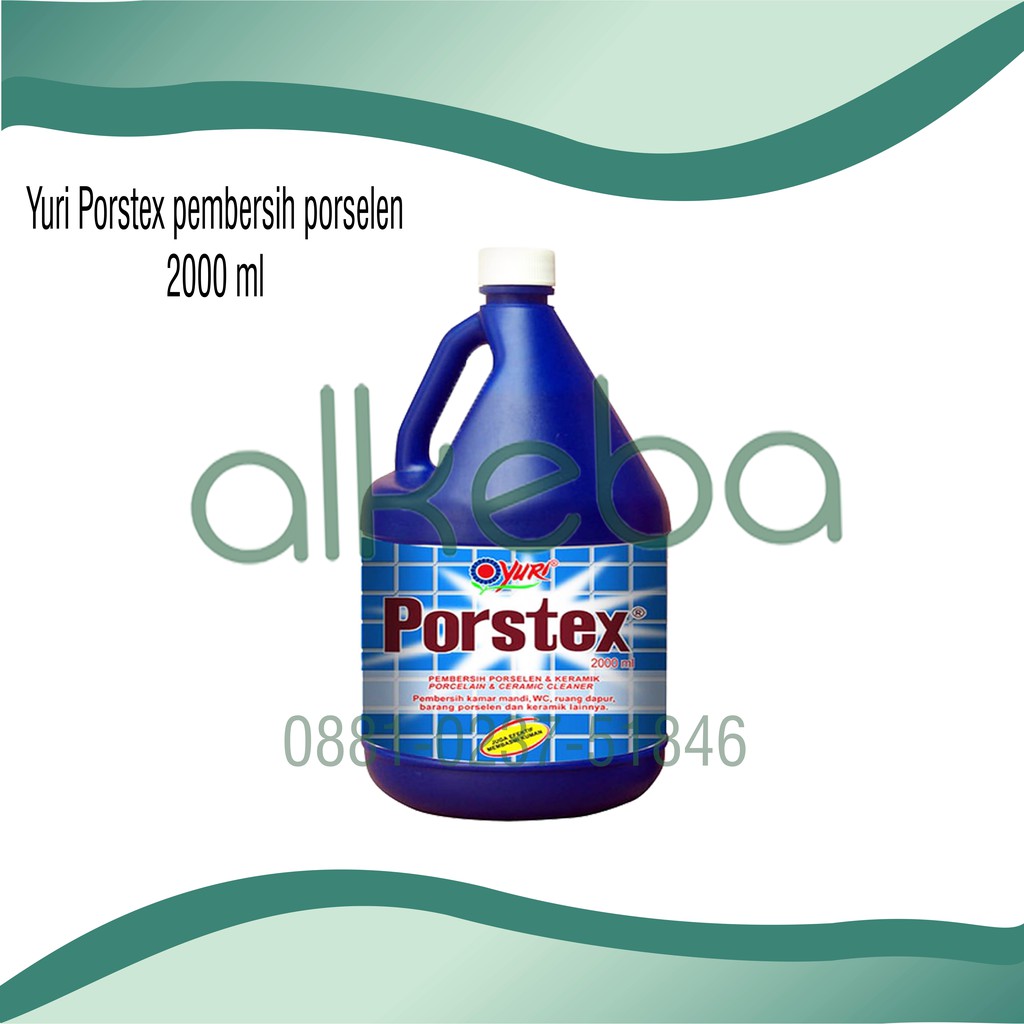 porstex yuri pembersih porselen keramik 2000 ml 2 liter