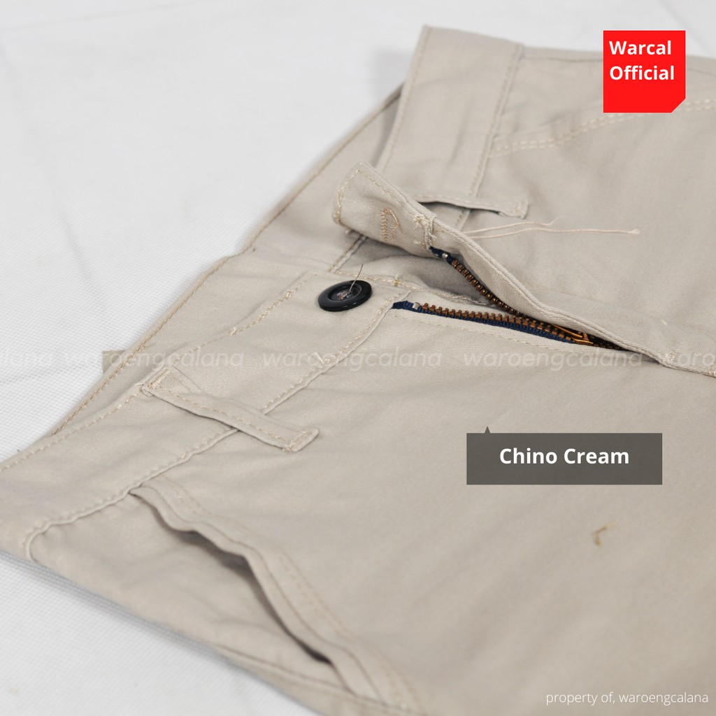 Chino Pants Cream Original Lokal Brand