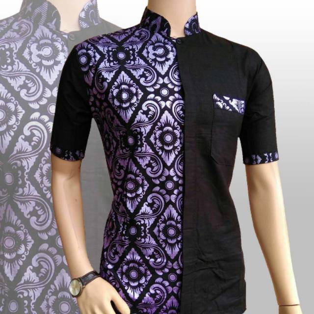 BAJU KOKO PRIA MUSLIM SOPAL PRADA UNGU hHITAM EMAS BAJU KOKO PRIA MUSLIM SOPAL PRADA UNGU hHITAM EMAS