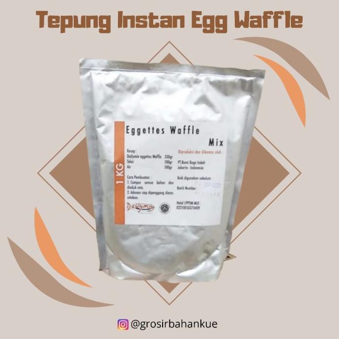 

[COD] Tepung Instan Eggetes Waffle Murah 1 Kg [COD]