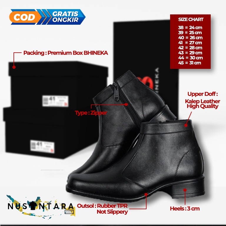 Sepatu PDH Dinas POLWAN SECWAN KOWAD KOWAL WARA  Sepatu Dinas Wanita Sepatu Kerja Wanita