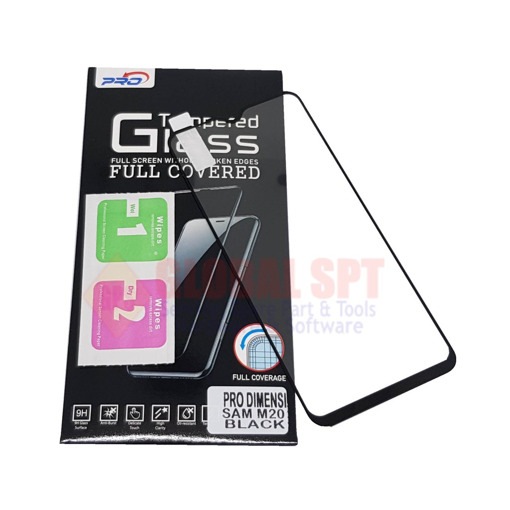 ANTIGORES KACA SAMSUNG M20 FULL WARNA / M205F / M205 / TEMPERED GLASS / AG TG