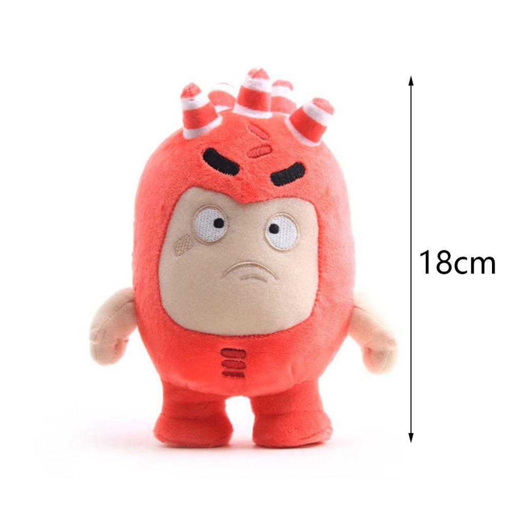 Timekey Mainan Boneka Stuffed Plush Kartun Oddbods 18CM Untuk Dekorasi Mobil M9O5