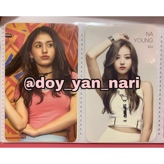 [BISA NEGO] PHOTOCARD OFFICIAL IOI SOMI MISS ME NAYOUNG WHATTA MAN