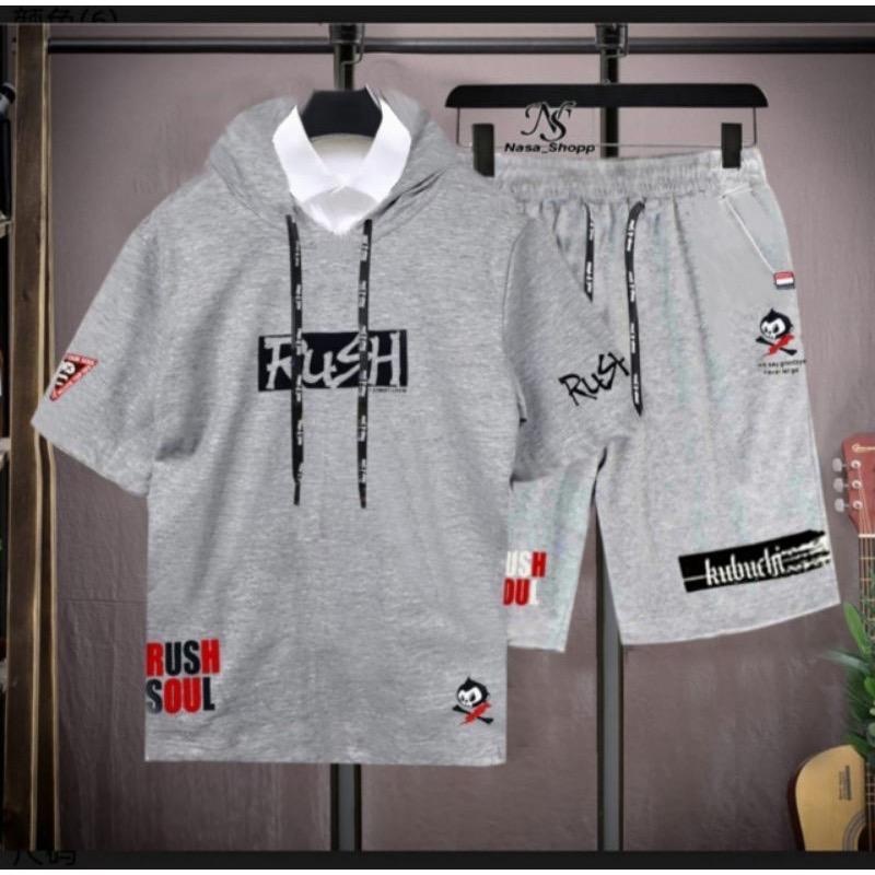 COD/ARPIOSSHOP - STELAN RUSH - SETELAN PRIA SATU SET ( HOODIE + CELPEN )