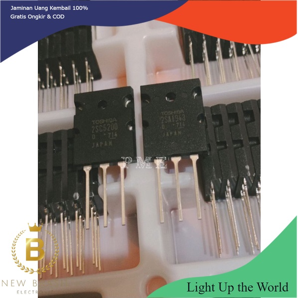 TR FINAL THOSIBA  2SA1943 / 2SC5200 LOT 714 ORIGINAL JAPAN. FREE MIKA