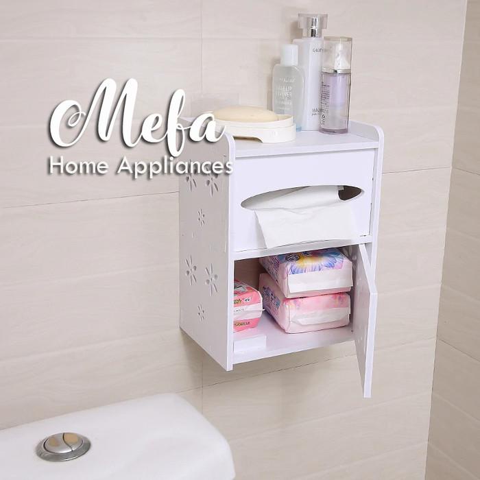 Box Penyimpanan Obat - Storage Box / Tempat Tisu Gantung / Kotak Obat Dua Susun / Rak Dinding