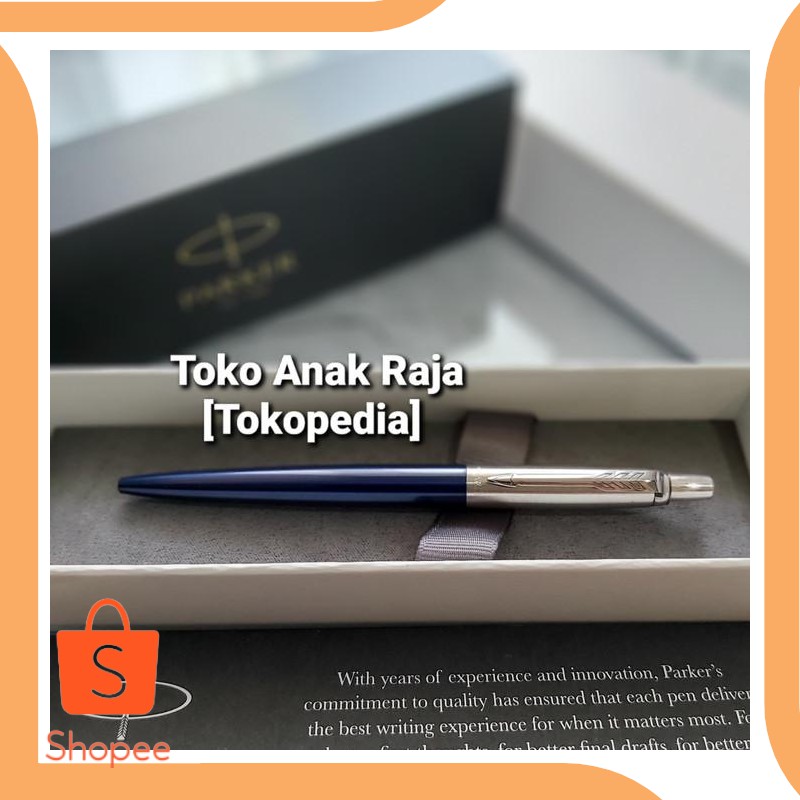 

Dijual tools Pen Parker Jotter Royal Blue SS CT Ballpoint - FullStainlessBody Diskon