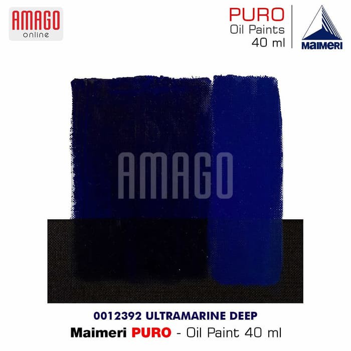 

Cat Minyak Lukis MAIMERI Puro - Oil Paint - Ultramarine Deep - 40ml - M0012392 RB9