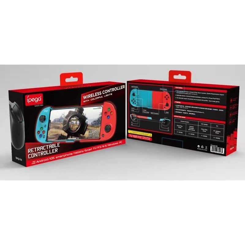 IPEGA 9217 PG-9217 RECTRACETABLE CONTROLLER GAMEPAD FOR ANDROID SMART TV