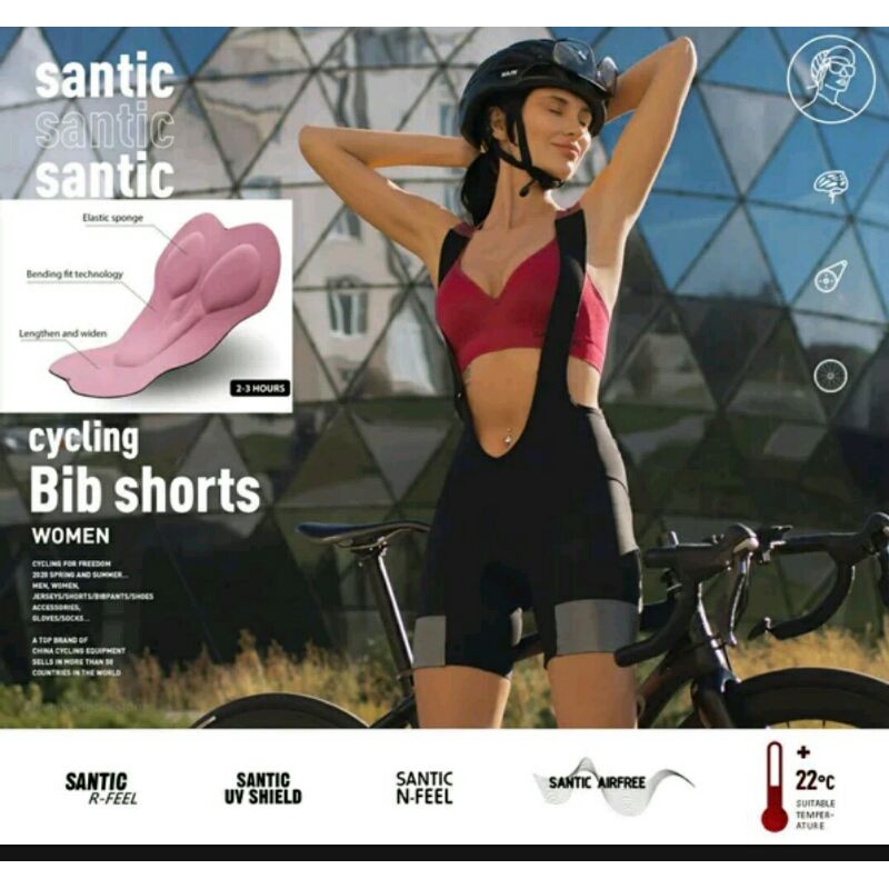 bib santic pendek wanita