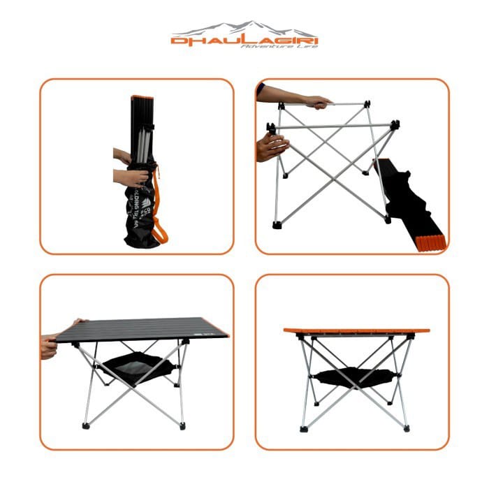 Meja lipat dhaulagiri - folding table 504 dhaulagiri - meja lipat camping - meja camping dhaulagiri