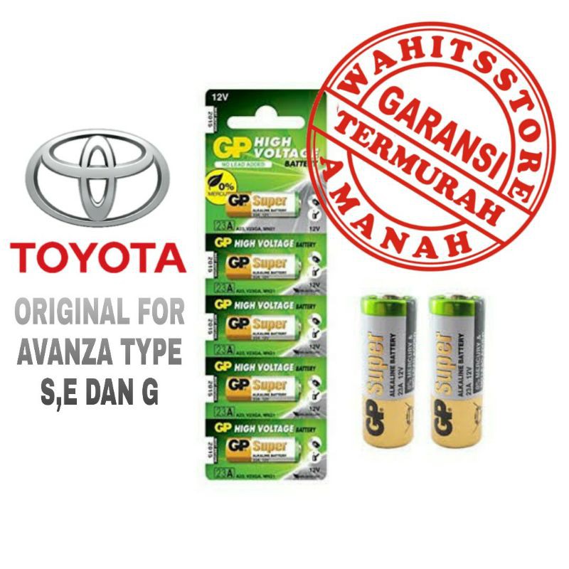 Baterai remot remote mobil Toyota Avanza type S E dan G original bawaan pabrik
