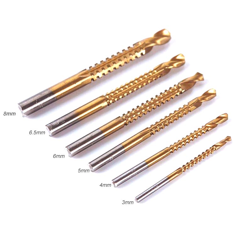 Mata Bor Power Drill HSS Steel 6 PCS - Golden