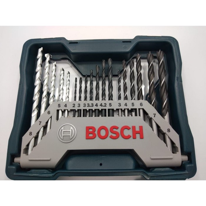 Mata Bor Set BOSCH 33 Piece X-Line Set -Mata Beton Besi Kayu Dan Obeng