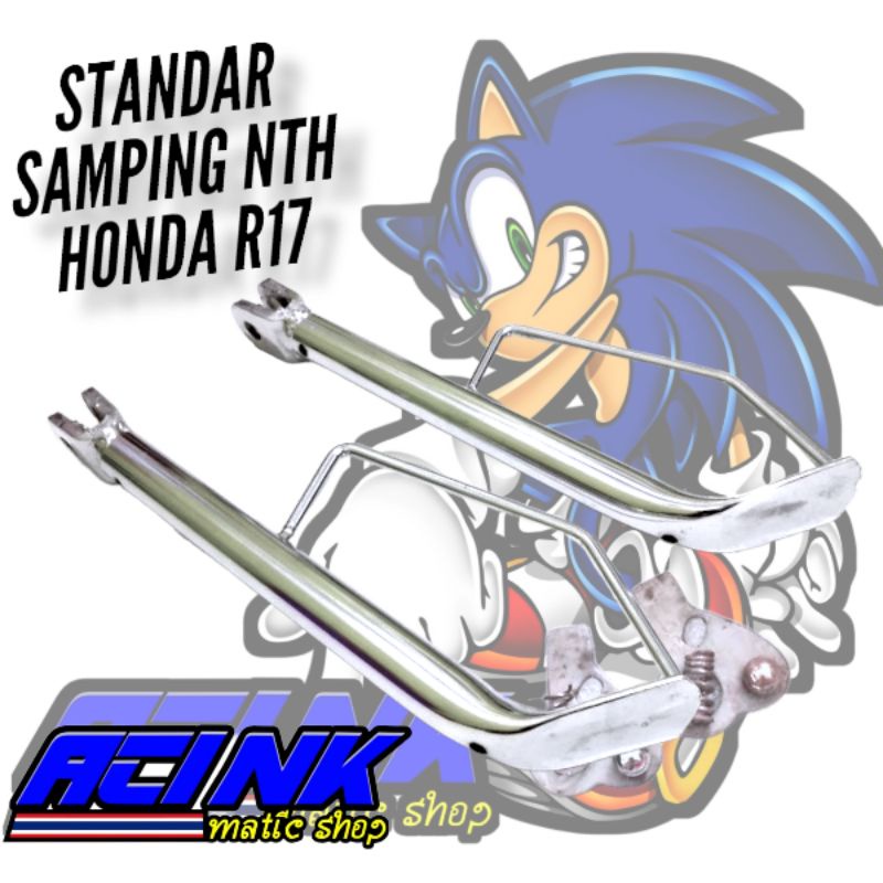 Standar samping beat ring 17 crome / jagrak samping matic honda ring 17 crome