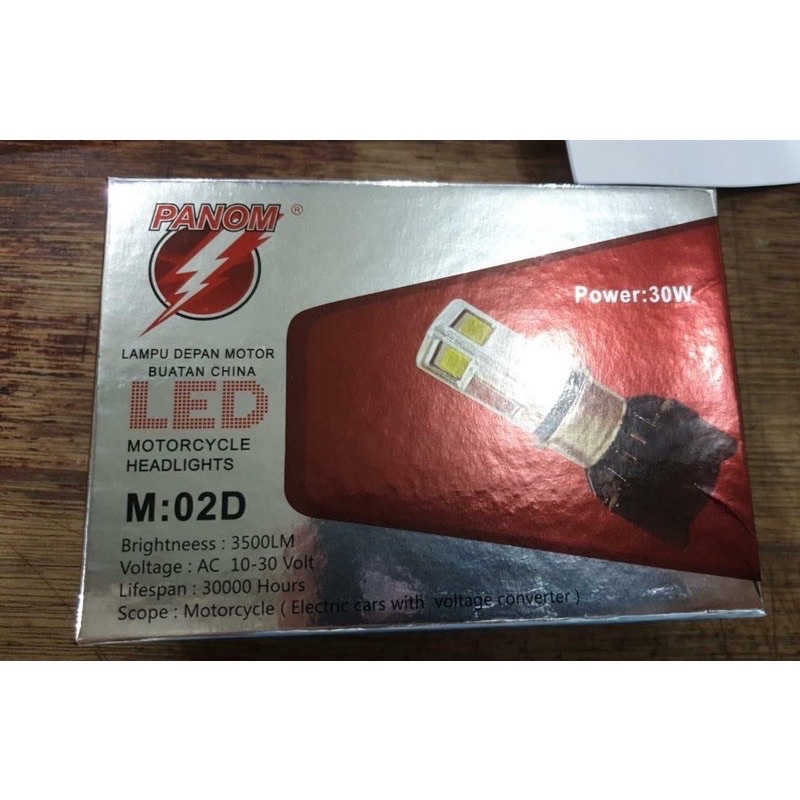 Lampu Depan 6 Sisi RTD Rayton Asli Ac Dc Original Lampu LED 6 Mata AC/DC Original M02E M:02E Plus Kipas H6 H4 & 3 Mata-3 Mata Panom