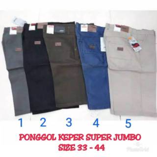 BIGSIZEPANTS - SZ 33 -    44 CELANA CHINO PONGGOL PRIA SUPER