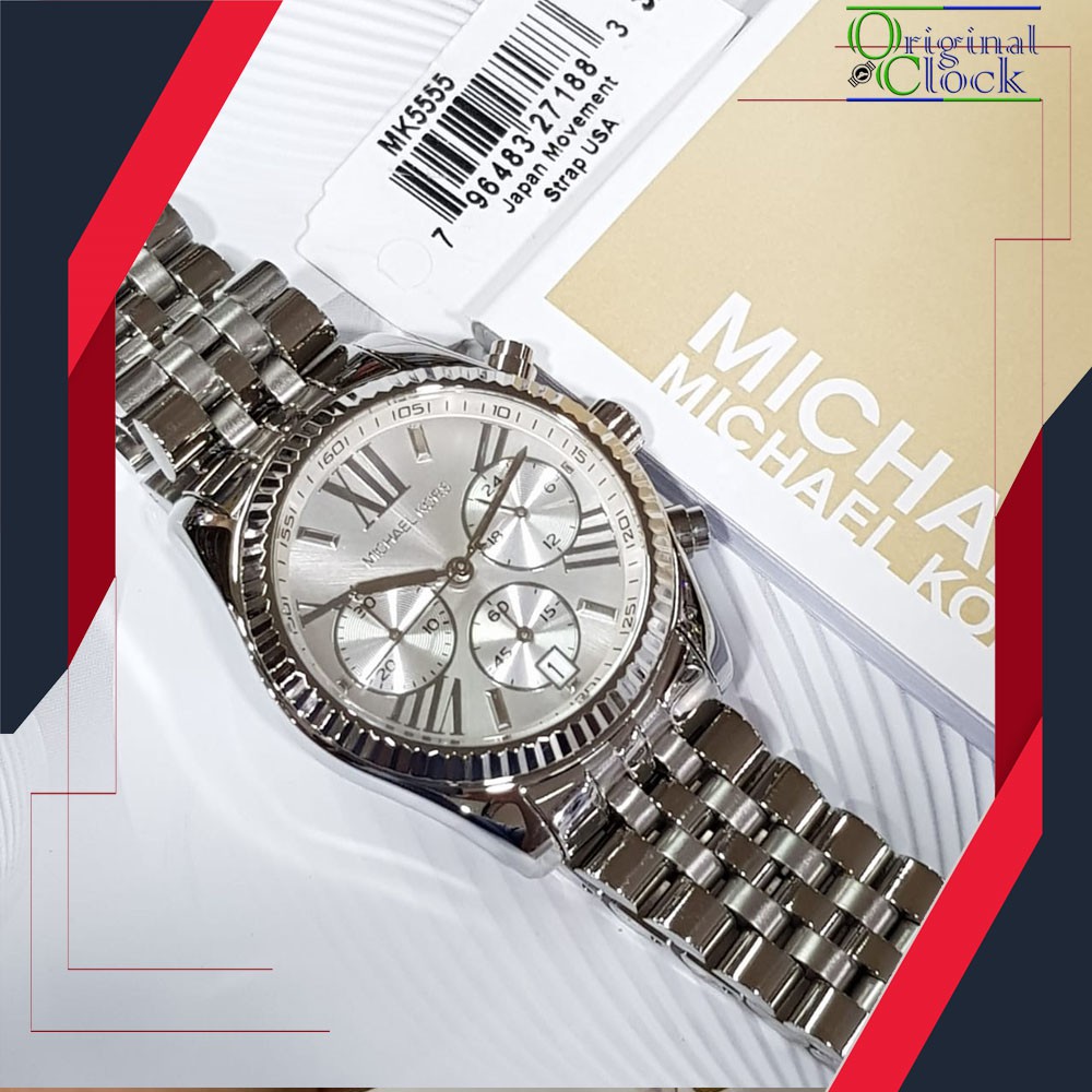 MICHAEL KORS MK5555 THREE DIAL WOMEN WATCH ORI B*M