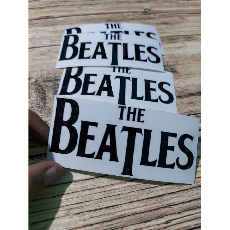 STICKER THE BEATLES CUTTING