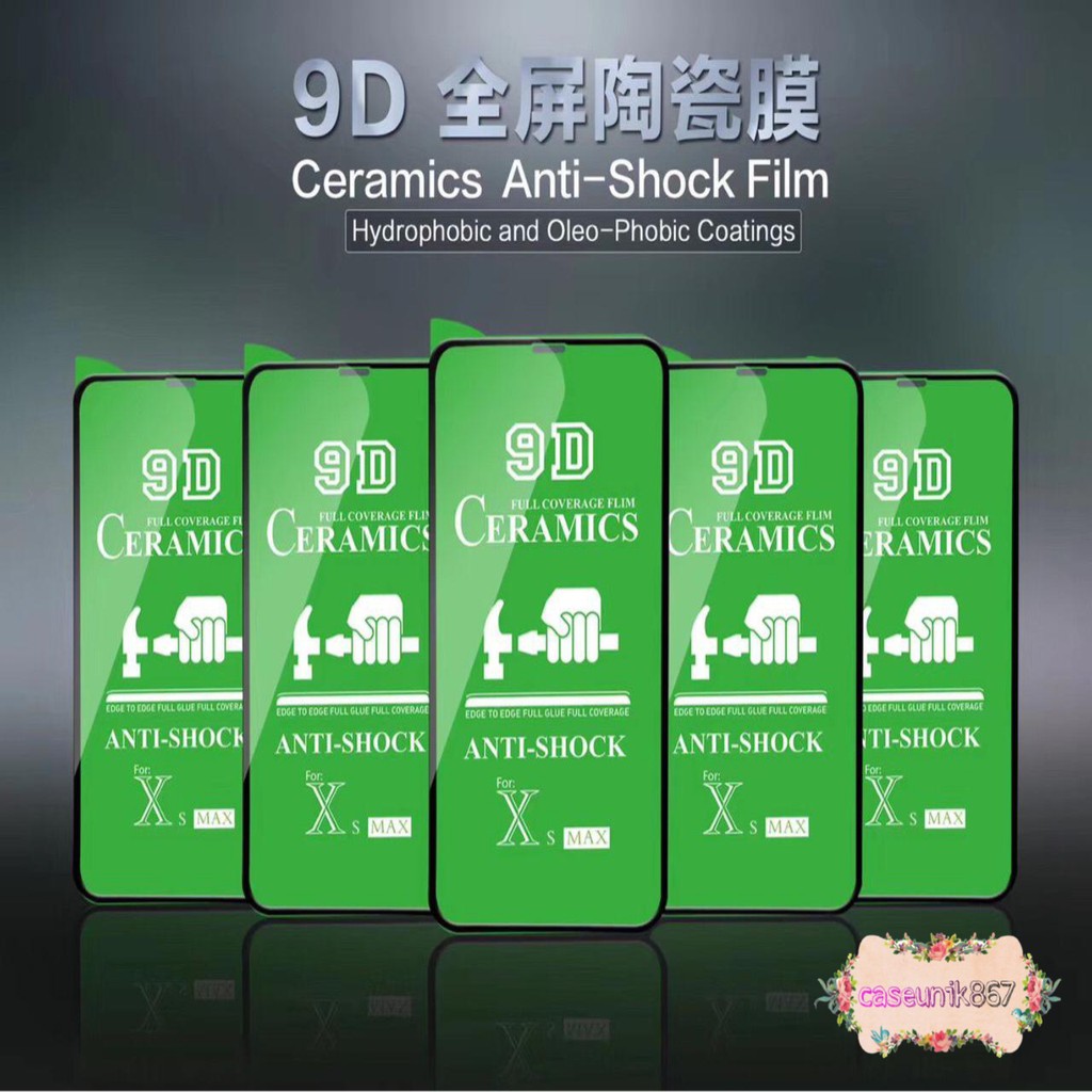 Tempered Glass Ceramic antishock Samsung A6+ A750 2018 A8+ A80 A90 NOTE 10 LITE CS924