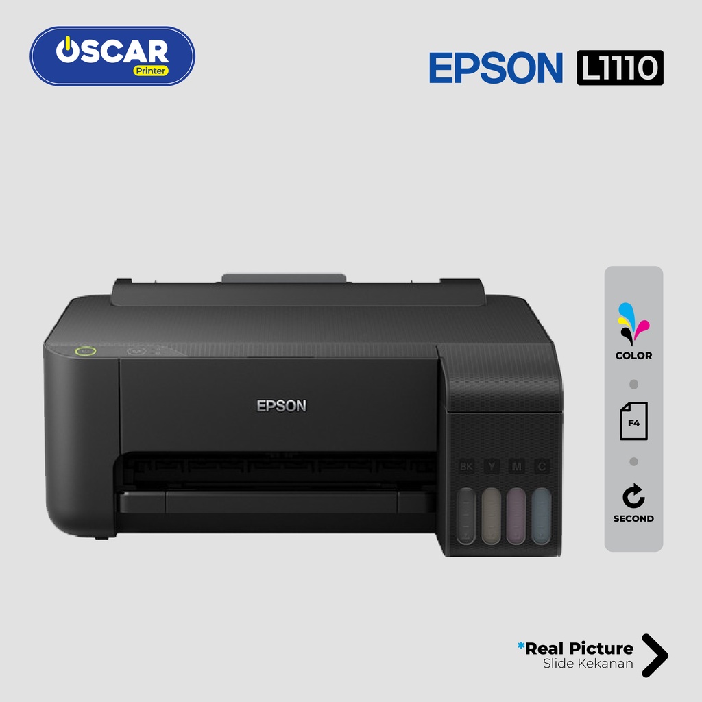 Printer Warna EPSON L1110 EcoTank | Tinta Baru Nozzle Full