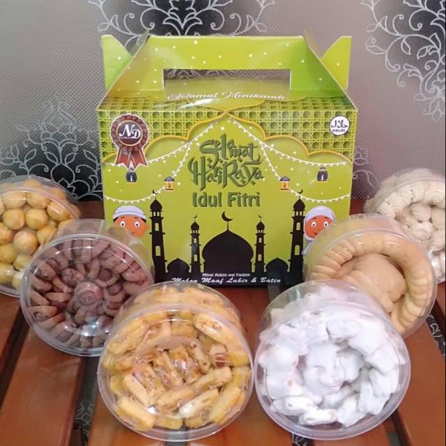 

Kue lebaran 6 macam/paket