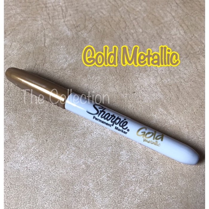 

Unik Atk0491Sh Gold Metallic Sharpie Permanent Marker 05490 Spidol Metalik Limited