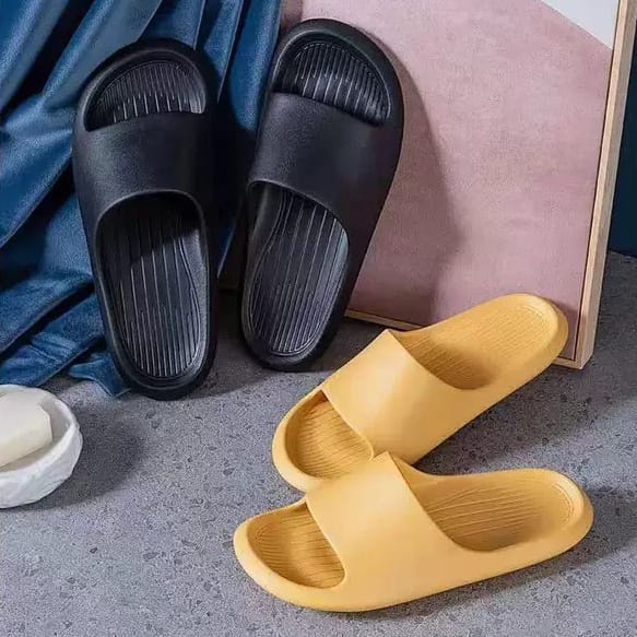 Sendal Pria Selop Slip On Limitless Sandal Slop Karet Cowok Sandal Pria Karet Korean Style EVA Empuk Ringan